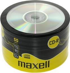 ΔΙΣΚΟΙ CD/DVD CD-R 700MB 50ΤΜΧ MAXELL