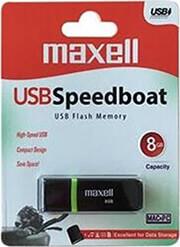 SPEEDBOAT 8GB USB 2.0 FLASH DRIVE BLACK MAXELL