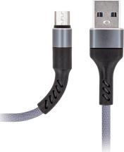 CABLE MXUC-01 MICRO USB FAST CHARGE 2A GREY MAXLIFE από το e-SHOP
