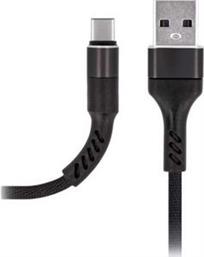 CABLE MXUC-01 TYPE-C FAST CHARGE 2A BLACK MAXLIFE