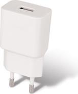 UNIVERSAL TRAVEL CHARGER MXTC-01 USB FAST CHARGE 2.1A + MICRO USB CABLE WHITE MAXLIFE από το e-SHOP
