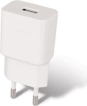 UNIVERSAL WALL CHARGER MXTC-01 FOR APPLE USB FAST CHARGE 2.1A + 8-PIN CABLE WHITE MAXLIFE