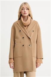 ΜΑΛΛΙΝΟ ΠΑΛΤΟ ΧΡΩΜΑ: ΚΑΦΕ, 2528016014200 MAX