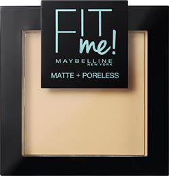 FIT ME MATTE + PORELESS PRESSED POWDER 8,2GR IVORY MAYBELLINE από το ATTICA