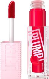 LIFTER PLUMP GLOSS WITH CHILI PEPPER ΕΝΥΔΑΤΙΚΟ LIP GLOSS ΜΕ ΤΣΙΛΙ ΓΙΑ ΣΑΡΚΩΔΗ ΧΕΙΛΗ​​​​​​​ 5.4ML - 004 RED FLAG MAYBELLINE