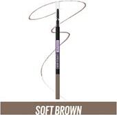 BROW ULTRA SLIM EYEBROW PENCIL 02 SOFT BROWN MAYBELLINE