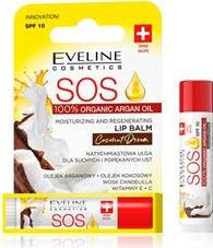 EVELINE SOS MOISTURIZING REGENERATING BALM FOR DRY AND CRACKED LIPS COCONUT LOREAL PARIS