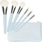 T4B MIMO 6 PCS MAKEUP BRUSH SET BLUE MAYBELLINE
