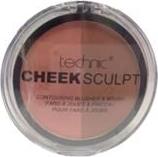 TECHNIC CHEEK SCULPT CONTOURING DUO BLUSHER & BRUSH - PEACHY MAYBELLINE