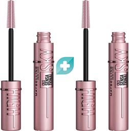 PROMO LASH SENSATIONAL SKY HIGH MASCARA VERY BLACK ΜΑΣΚΑΡΑ ΓΙΑ ΠΛΟΥΣΙΟ ΟΓΚΟ & ΜΗΚΟΣ 2 ΤΕΜΑΧΙΑ (2X7.2ML) MAYBELLINE