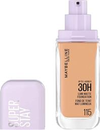 SUPER STAY LUMI MATTE FOUNDATION ΥΓΡΟ ΒΕΛΟΥΔΙΝΟ ΜΑΤ FOUNDATION ΜΕΓΑΛΗΣ ΔΙΑΡΚΕΙΑΣ 35ML - 115 MAYBELLINE