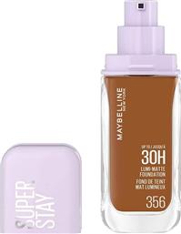 SUPER STAY LUMI MATTE FOUNDATION ΥΓΡΟ ΒΕΛΟΥΔΙΝΟ ΜΑΤ FOUNDATION ΜΕΓΑΛΗΣ ΔΙΑΡΚΕΙΑΣ 35ML - 356 MAYBELLINE