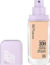 SUPER STAY LUMI MATTE FOUNDATION ΥΓΡΟ ΒΕΛΟΥΔΙΝΟ ΜΑΤ FOUNDATION ΜΕΓΑΛΗΣ ΔΙΑΡΚΕΙΑΣ 35ML - 96 MAYBELLINE