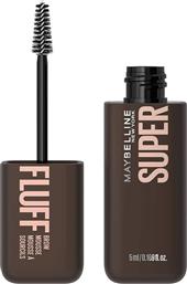 SUPERFLUFF BROW MOUSSE ΜΑΣΚΑΡΑ ΓΙΑ ΦΡΥΔΙΑ ΜΕ ΔΙΑΡΚΕΙΑ ΕΩΣ 16 ΩΡΕΣ 5ML - BLACK BROW MAYBELLINE