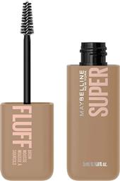 SUPERFLUFF BROW MOUSSE ΜΑΣΚΑΡΑ ΓΙΑ ΦΡΥΔΙΑ ΜΕ ΔΙΑΡΚΕΙΑ ΕΩΣ 16 ΩΡΕΣ 5ML - BLONDE MAYBELLINE