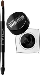 TATOO LINER GEL POT & 2 IN 1 BRUSH ΑΔΙΑΒΡΟΧΟ EYELINER ΜΕ ΕΝΤΟΝΟ ΧΡΩΜΑ & ΔΙΠΛΟ ΠΙΝΕΛΟ 1 ΤΕΜΑΧΙΟ - 950 BLACKEST BLACK MAYBELLINE