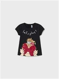 T-SHIRT 1013 ΜΑΥΡΟ MAYORAL