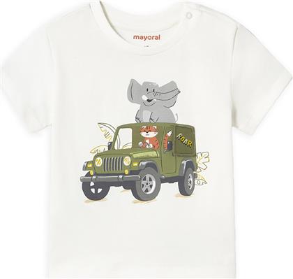 T-SHIRT 1053 ΛΕΥΚΟ REGULAR FIT MAYORAL