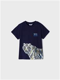 T-SHIRT 3007 ΣΚΟΥΡΟ ΜΠΛΕ REGULAR FIT MAYORAL