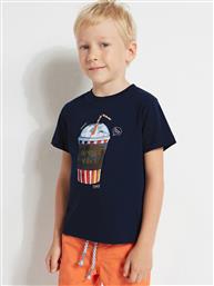 T-SHIRT 3014 ΣΚΟΥΡΟ ΜΠΛΕ REGULAR FIT MAYORAL