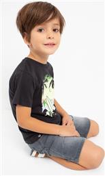 T-SHIRT 3020 ΜΑΥΡΟ REGULAR FIT MAYORAL