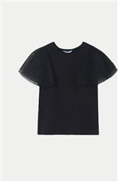 T-SHIRT 6022 ΜΑΥΡΟ REGULAR FIT MAYORAL