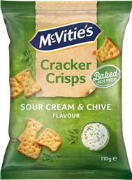 CRACKER CRISPS SOUR CREAM CHIVE 110G MCVITIES