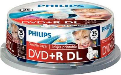 MD DVD+R DUAL LAYER 8X 8.5GB CAKE 25