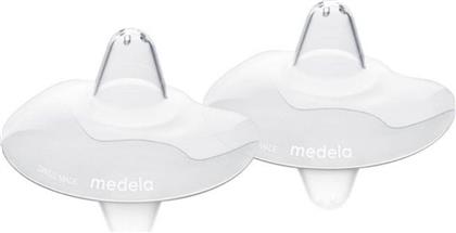 CONTACT NIPPLE SHIELDS ΨΕΥΔΟΘΗΛΕΣ ΓΙΑ ΤΗ ΔΙΕΥΚΟΛΥΝΣΗ ΤΟΥ ΘΗΛΑΣΜΟΥ ΓΙΑ ΜΗΤΕΡΕΣ ΜΕ ΠΛΗΓΩΜΕΝΕΣ, ΕΠΙΠΕΔΕΣ Η ΕΙΣΕΧΟΥΣΕΣ ΘΗΛΕΣ 2 ΤΕΜΑΧΙΑ - MEDIUM 20MM MEDELA