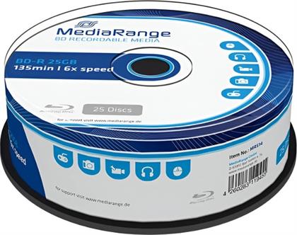 ΔΙΣΚΟΙ CD/DVD BD-R 25GB 25ΤΜΧ MEDIARANGE