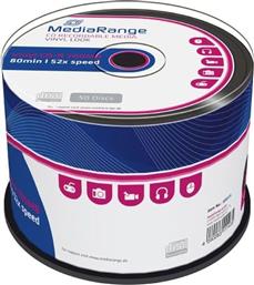 ΔΙΣΚΟΙ CD/DVD CD-R 700 MB - 50ΤΜΧ MEDIARANGE