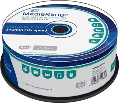 ΔΙΣΚΟΙ CD/DVD DVD-R 8.5GB 25ΤΜΧ MEDIARANGE