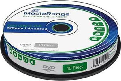 ΔΙΣΚΟΙ CD/DVD DVD-RW 4.7 GB - 10ΤΜΧ MEDIARANGE