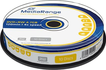 ΔΙΣΚΟΙ CD/DVD DVD+RW 4.7GB 10ΤΜΧ MEDIARANGE