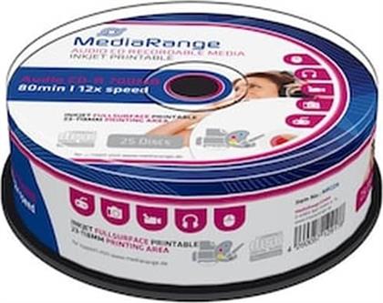 ΔΙΣΚΟΙ CD/DVD PRINTABLE CD-R 700MB 25ΤΜΧ MEDIARANGE