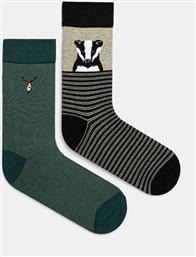 ΒΑΜΒΑΚΕΡΕΣ ΚΑΛΤΣΕΣ 2-PACK ΧΡΩΜΑ: ΠΟΛΥΧΡΩΜΟ MEDICINE