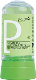 CRYSTAL DEO ALOE VERA & GREEN TEA DEODORANT ΑΠΟΣΜΗΤΙΚΟ ΣΤΙΚ ΣΩΜΑΤΟΣ 24ΩΡΗΣ ΔΡΑΣΗΣ ΜΕ ΑΡΩΜΑ ΠΡΑΣΙΝΟΥ ΤΣΑΓΙΟΥ 80G MEDISEI