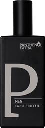 PANTHENOL EXTRA MEN EAU DE TOILETTE ΑΝΔΡΙΚΟ ΑΡΩΜΑ ΣΟΚΟΛΑΤΑΣ ΣΕ ΣΥΝΔΥΑΣΜΟ ΜΕ ΞΥΛΟ, ΚΕΧΡΙΜΠΑΡΙ & ΜΟΣΧΟ ΓΙΑ ΑΙΣΘΗΣΙΑΚΗ ΖΕΣΤΑΣΙΑ 50ML MEDISEI