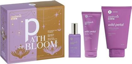 PANTHENOL EXTRA PROMO PATH OF BLOOM WILD PETAL 3IN1 CLEANSER 200ML & BODY MILK 100ML & EAU DE TOILETTE 50ML MEDISEI