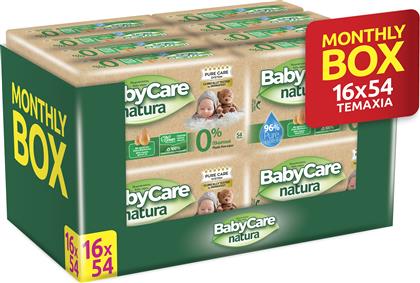 ΜΩΡΟΜΑΝΤΗΛΑ NATURA SUPER VALUE BOX BABYCARE (16X54ΤΕΜ) MEGA DISPOSABLES