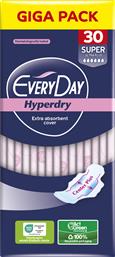 ΣΕΡΒΙΕΤΕΣ HYPERDRY SUPER ULTRA PLUS GIGA PACK EVERYDAY (30ΤΕΜ) MEGA DISPOSABLES