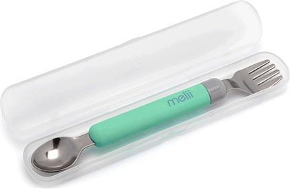 ΚΟΥΤΑΛΟΠΙΡΟΥΝΟ ΜΕ ΘΗΚΗ SPORK ON THE GO MINT/GREY 11250 MELII