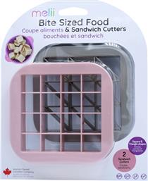 ΣΕΤ 2ΤΜΧ ΚΟΠΤΗΣ SANDWICH CUTTERS PINK & GREY MEL24100 (ΧΡΩΜΑ: ΡΟΖ) - - MEL24100 MELII