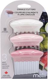 ΣΕΤ 3ΤΜΧ ΚΟΠΤΗΣ CRINKLE CUTTERS BLUSH MEL20130 - - MEL20130 MELII
