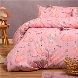 ΦΑΝΕΛΕΝΙΑ ΠΑΠΛΩΜΑΤΟΘΗΚΗ ΜΟΝΗ (165X245) MELINEN WINTER LINE BALLET PINK MELINEN HOME