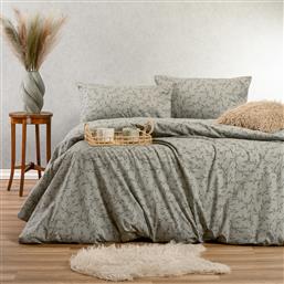 ΦΑΝΕΛΕΝΙΑ ΣΕΝΤΟΝΙΑ ΥΠΕΡΔΙΠΛΑ (ΣΕΤ) MELINEN WINTER LINE POPPY GREY ΜΕ ΛΑΣΤΙΧΟ 160X200+30 ΜΕ ΛΑΣΤΙΧΟ 160X200+30 MELINEN HOME