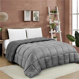 ΚΟΥΒΕΡΤΟΠΑΠΛΩΜΑ ΥΠΕΡΔΙΠΛΟ (220X240) MELINEN SHELBY ANTHRACITE MELINEN HOME