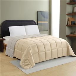 ΠΑΠΛΩΜΑ ΜΟΝΟ (160X220) 2 ΟΨΕΩΝ MELINEN BROOKLYN BEIGE/SILVER MELINEN HOME