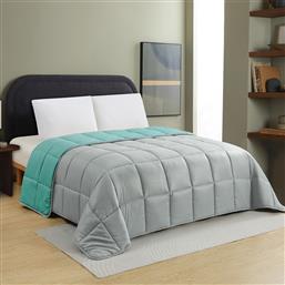 ΠΑΠΛΩΜΑ ΜΟΝΟ (160X220) 2 ΟΨΕΩΝ MELINEN BROOKLYN GREY/PETROL MELINEN HOME