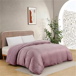 ΠΑΠΛΩΜΑΤΟΘΗΚΗ FLEECE ΜΟΝΗ (165X225) MELINEN SHELBY AMETHYST MELINEN HOME